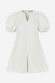 Stine Goya Angled Pleat Mini Dress Dress Artist Flower Relief