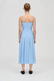 Stine Goya Bustier Dress With Flower Details Dress Bel Air Blue
