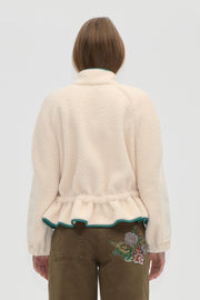Stine Goya Dropped Shoulder Gathered Jacket Jacket Buttercream