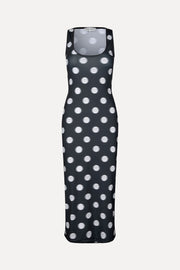 Stine Goya Elastic Deep Neckline Tank Dress Dress Dots in Motion
