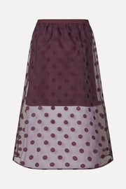 Stine Goya Elasticated Waistband Midi Skirt Skirt Polka