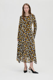 Stine Goya Long Sleeve Gathered Dress Dress Petal Polka
