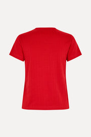 Stine Goya Short Sleeve Relaxed T-Shirt Top Velocity Red