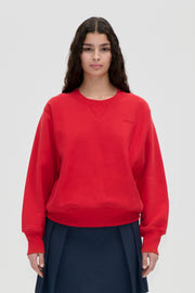 Stine Goya Side Panel Sweatshirt Top Fiery Red