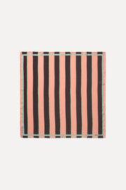 Stine Goya Small Scarf Accessories Rosewood Mint Stripes