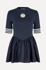 Stine Goya Sportif Ruffle Top Top Baseball SG Patch