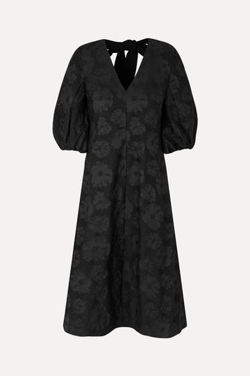 Stine Goya 3/4 Volume Sleeves Midi Dress Dress Anemone Jacquard