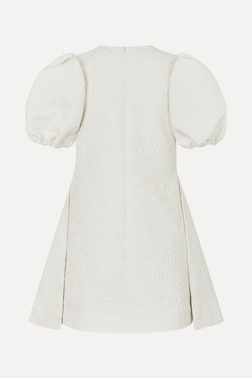 Stine Goya Angled Pleat Mini Dress Dress Artist Flower Relief