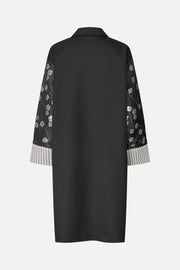 Stine Goya Bell Sleeve Coat Outerwear Bouquet In Pieces