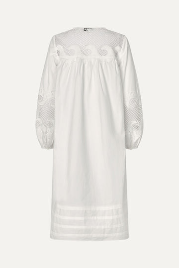 Stine Goya Broderie Long Tunic Dress Dress Ballerina Broderie