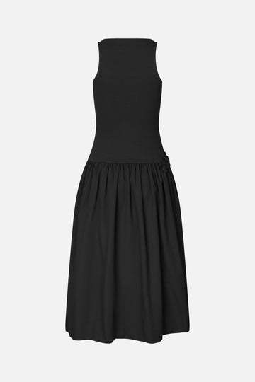 Stine Goya Casual Tank Midi Dress Dress Black