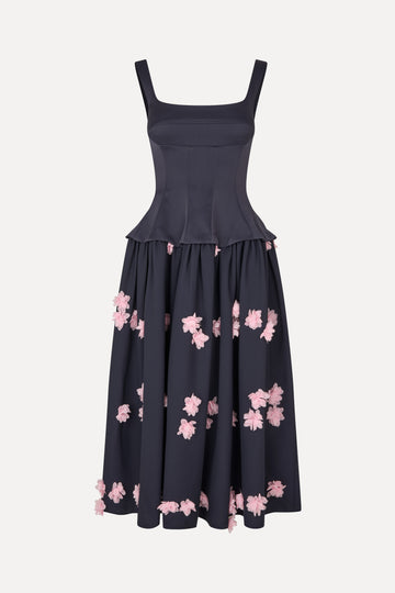 Stine Goya Corset Long Dress Dress Pink Petunia
