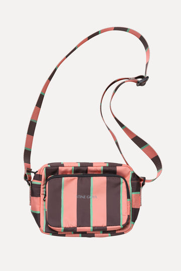 Stine Goya Crossbody Bag Accessories Rosewood Mint Stripes