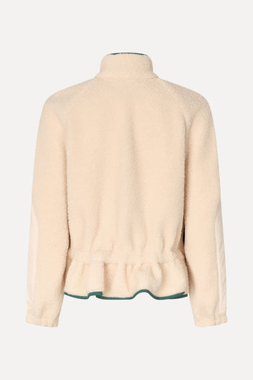 Stine Goya Dropped Shoulder Gathered Jacket Jacket Buttercream