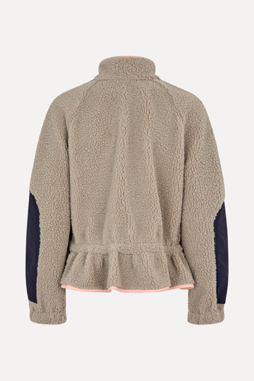 Stine Goya Dropped Shoulder Gathered Jacket Jacket Flint Gray