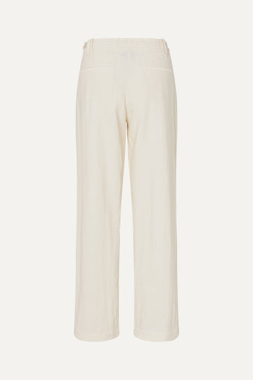 Stine Goya Elastic Detail Tailoring Pants Pants Eggnog
