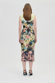 Stine Goya Elastic Tank Crewneck Dress Dress Echoes In Flowers