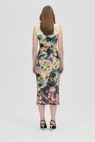 Stine Goya Elastic Tank Crewneck Dress Dress Echoes In Flowers