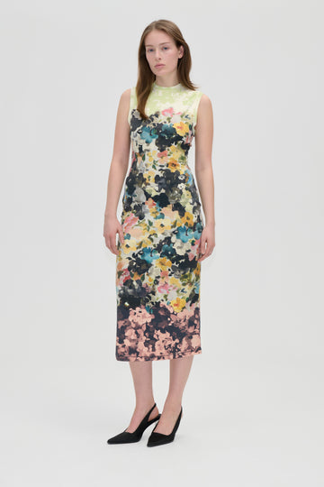 Stine Goya Elastic Tank Crewneck Dress Dress Echoes In Flowers