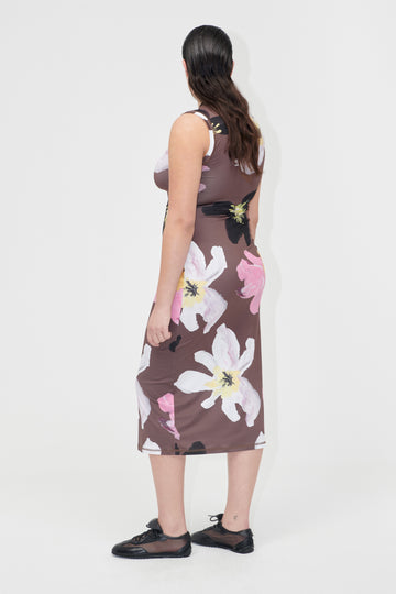 Stine Goya Elastic Tank Crewneck Dress Dress Wild Flowers