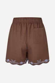 Stine Goya Elasticated Shorts Shorts Roses Embroidery