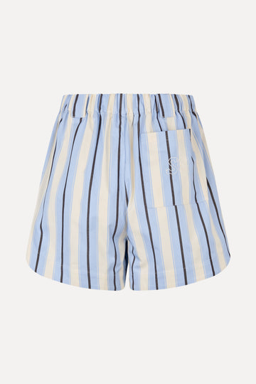 Stine Goya Elasticated Shorts With Tab Shorts Lightwave Stripes