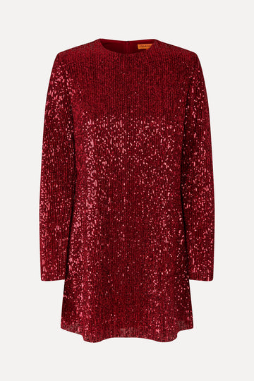 Stine Goya Fluid Short Dress Dress Bordeaux