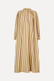 Stine Goya Gathered Shirt Gown Dress Equestrian Sun