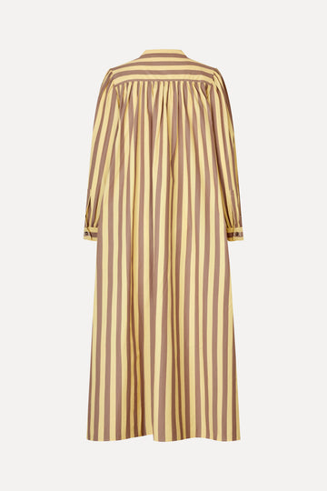 Stine Goya Gathered Shirt Gown Dress Equestrian Sun
