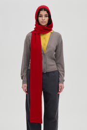 Stine Goya Knitted Head Scarf Accessories Fiery Red