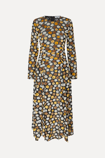 Stine Goya Long Sleeve Gathered Dress Dress Petal Polka