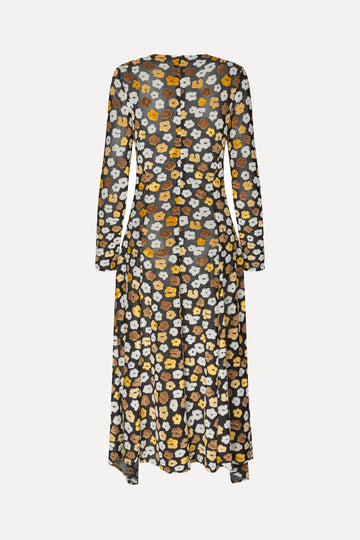 Stine Goya Long Sleeve Gathered Dress Dress Petal Polka