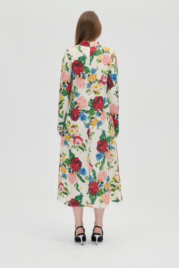 Stine Goya Long Sleeve Midi Dress Dress Ephemeral Bloom