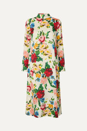 Stine Goya Long Sleeve Midi Dress Dress Ephemeral Bloom