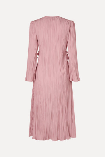 Stine Goya Long Sleeve Wrap Tie Dress Dress Pink Nectar