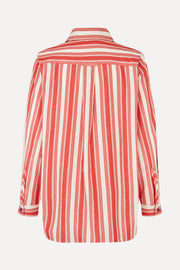 Stine Goya Loose Long Sleeve Shirt Top Scarlet Trot