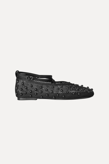Stine Goya Mesh Ballerina Footwear Black