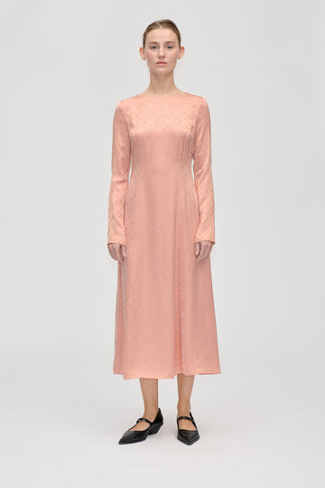 Stine Goya Open Back Midi Dress Dress Sakura Check