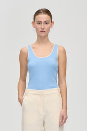 Stine Goya Rib Tank Top Top Bel Air Blue