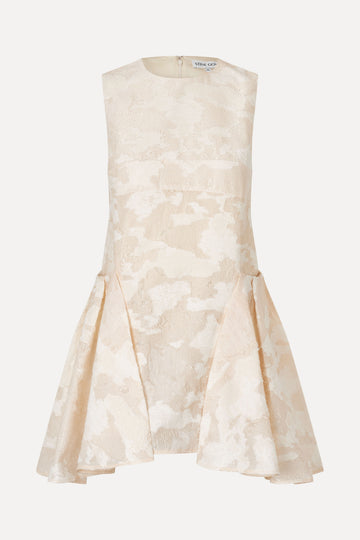 Stine Goya Romantic Ruffling Sleeveless Short Dress Dress Multiflowers
