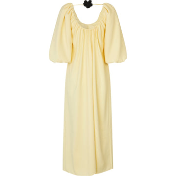 Stine Goya Romantic Voluminous Sleeve Dress Dress Pastel Yellow