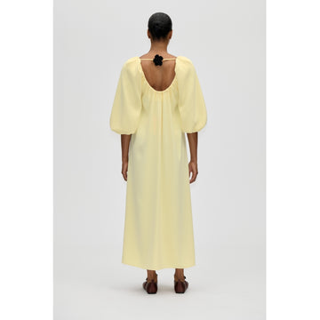 Stine Goya Romantic Voluminous Sleeve Dress Dress Pastel Yellow