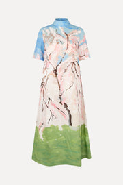 Stine Goya Short Sleeve Midi Dress Dress Cherry Blossom