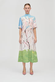 Stine Goya Short Sleeve Midi Dress Dress Cherry Blossom
