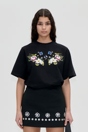 Stine Goya Short Sleeve T-Shirt Top The Floral Frame