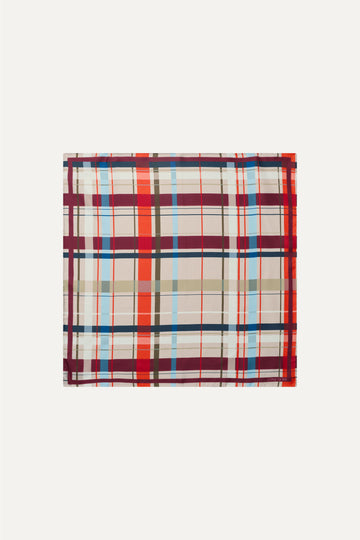 Stine Goya Small Scarf Accessories Scarlet Grid
