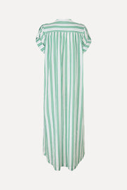 Stine Goya Smocked Tunic Long Dress Dress Smocked Stripes