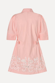 Stine Goya Structured Sleeve Mini Dress Dress Ballerina Broderie