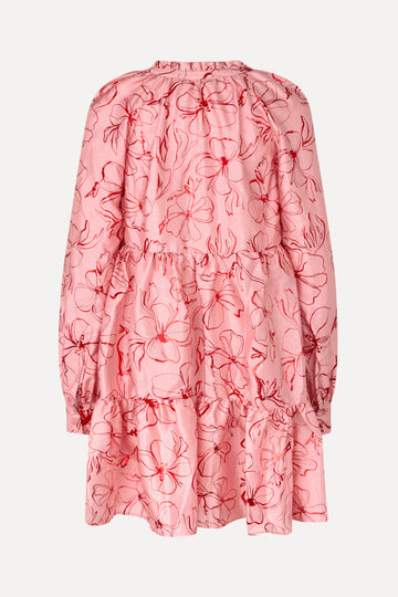 Stine Goya Tier Voluminous Mini Dress Dress Foil Foliage