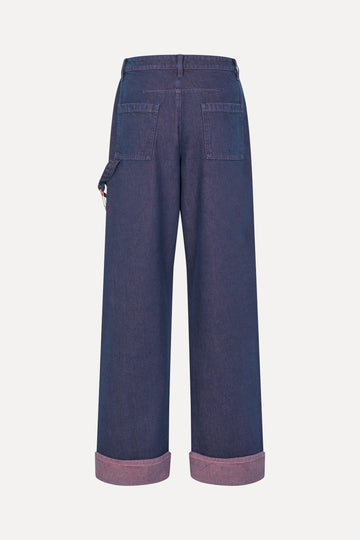 Stine Goya Twist Knee Seams Pants Pants Dusky / Dried Rose